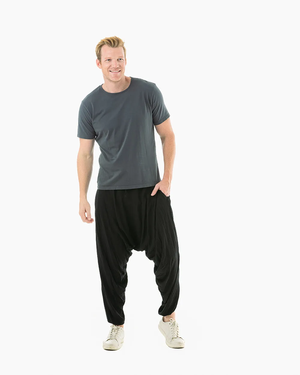 Solid Savannah Harem Pants