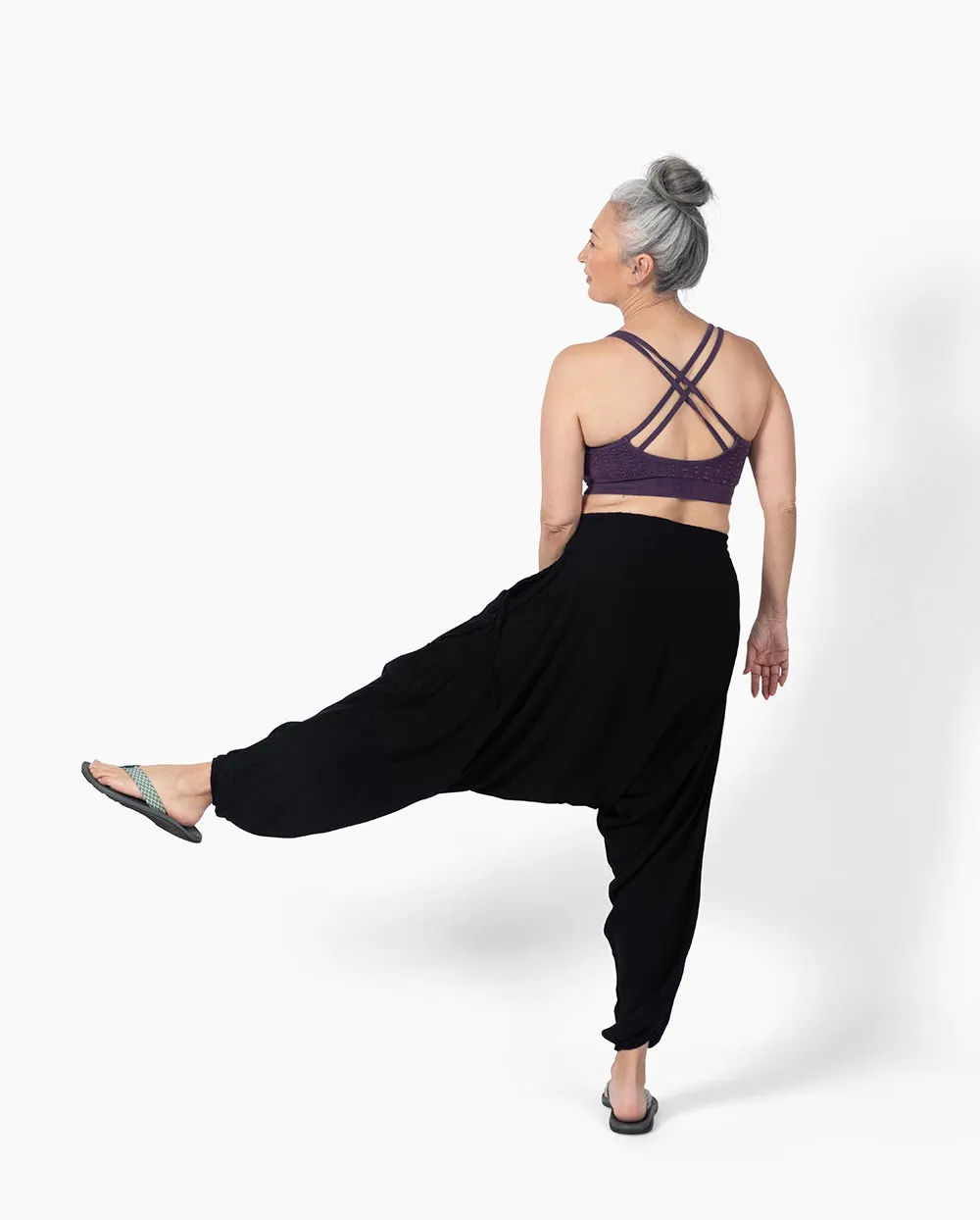 Solid Savannah Harem Pants