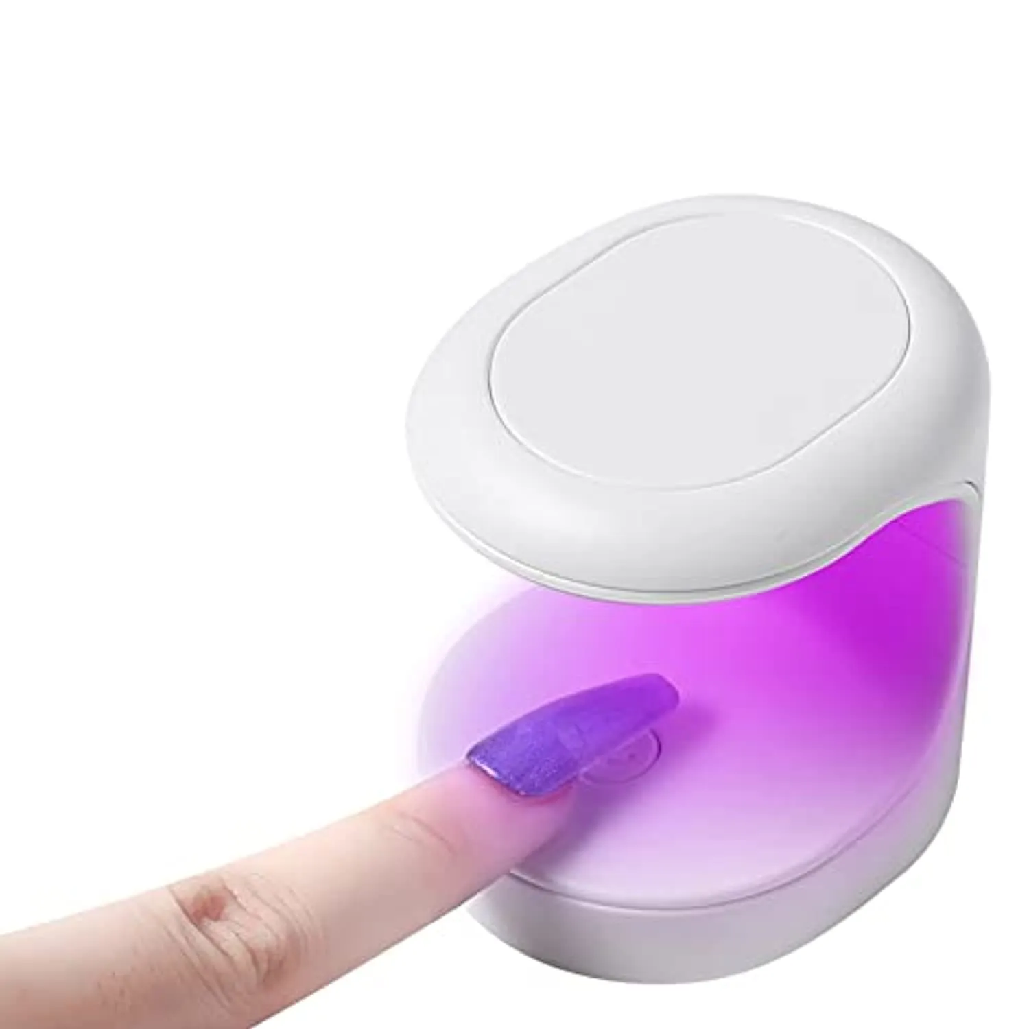 Soochat UV LED Nail Lamp, Mini Gel Nail lamp 180°Opening Design USB Nail Dryer Portable LED Nail Lamp Curing All Gels 16W