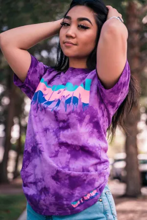 South Beach Drippin | Purple Crystal Cloud Tee