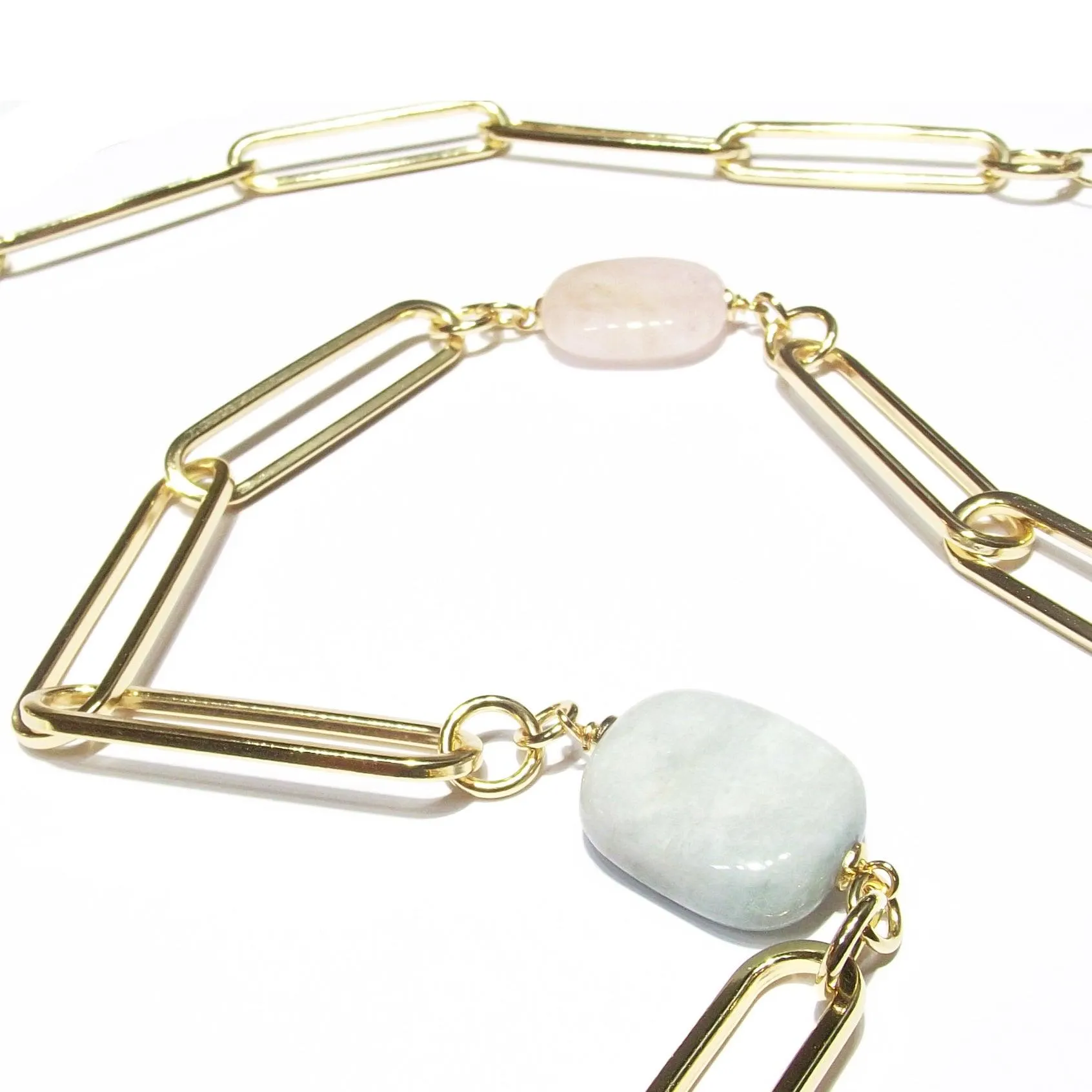 Sovereign series chain fashion mood collection bronze bronze pvd yellow gold agate j6685