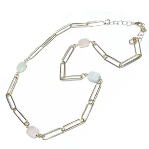 Sovereign series chain fashion mood collection bronze bronze pvd yellow gold agate j6685
