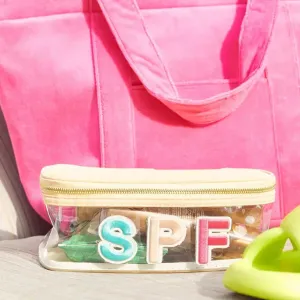 SPF Clear Open Top Pouch