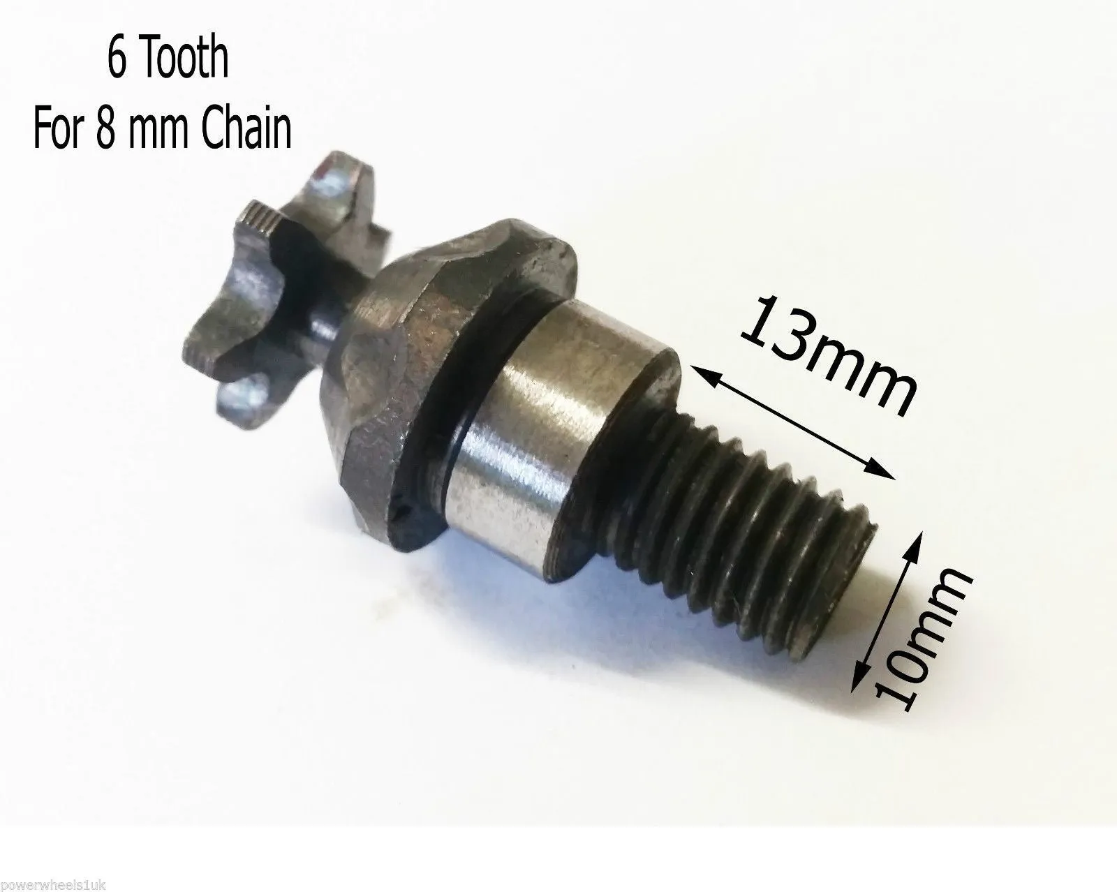 SPF29 FRONT SPROCKET PINION 6 TOOTH FOR 8MM CHAIN FOR 49CC MINI QUAD / MINI DIRT BIKE