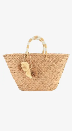 St Tropez Natural Woven Straw Tote