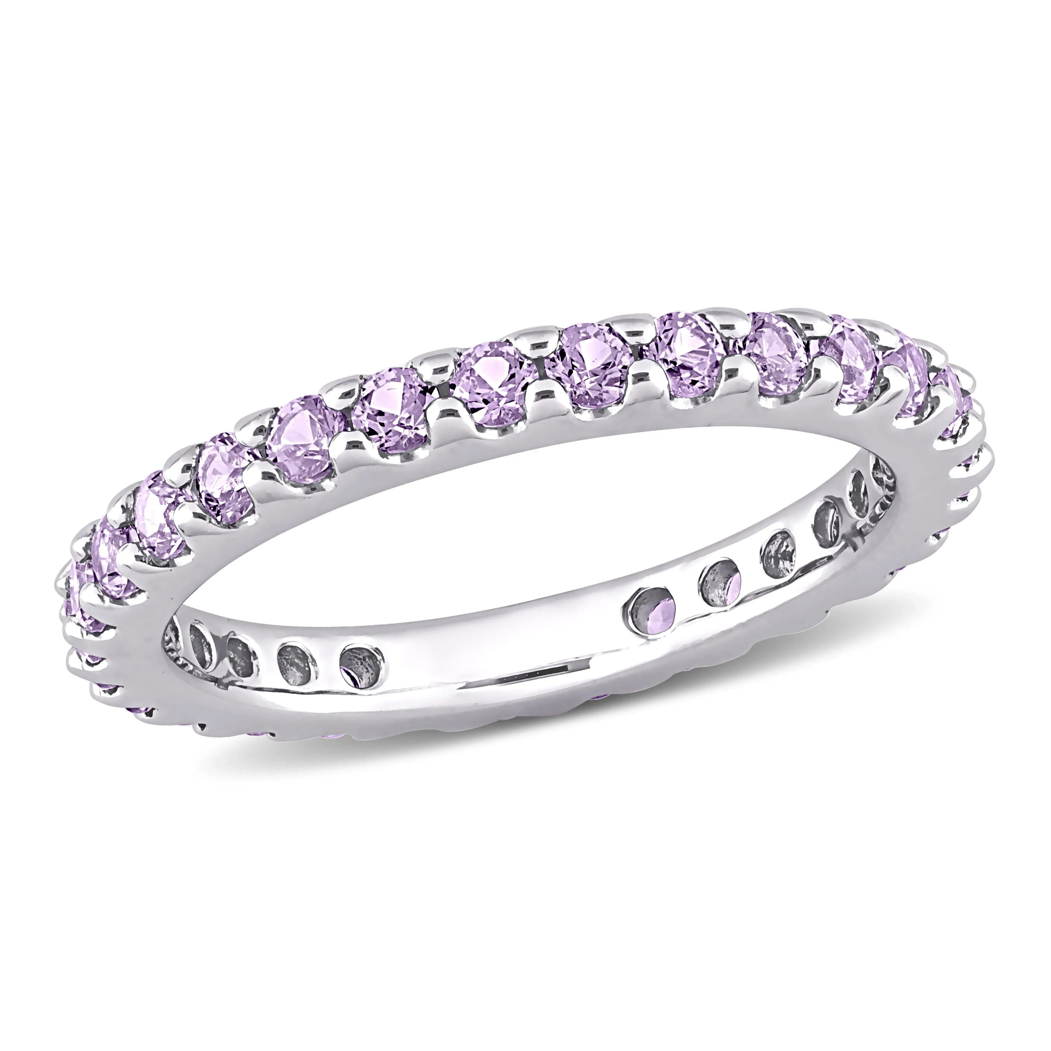Stackable Ring 10K White Gold Alexandrite