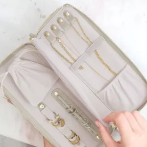 Stackers Jewellery Roll - Oatmeal