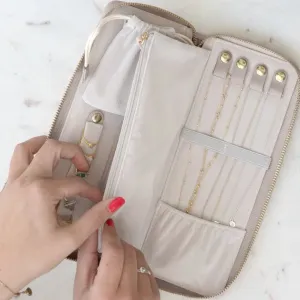 Stackers Jewellery Roll - Taupe