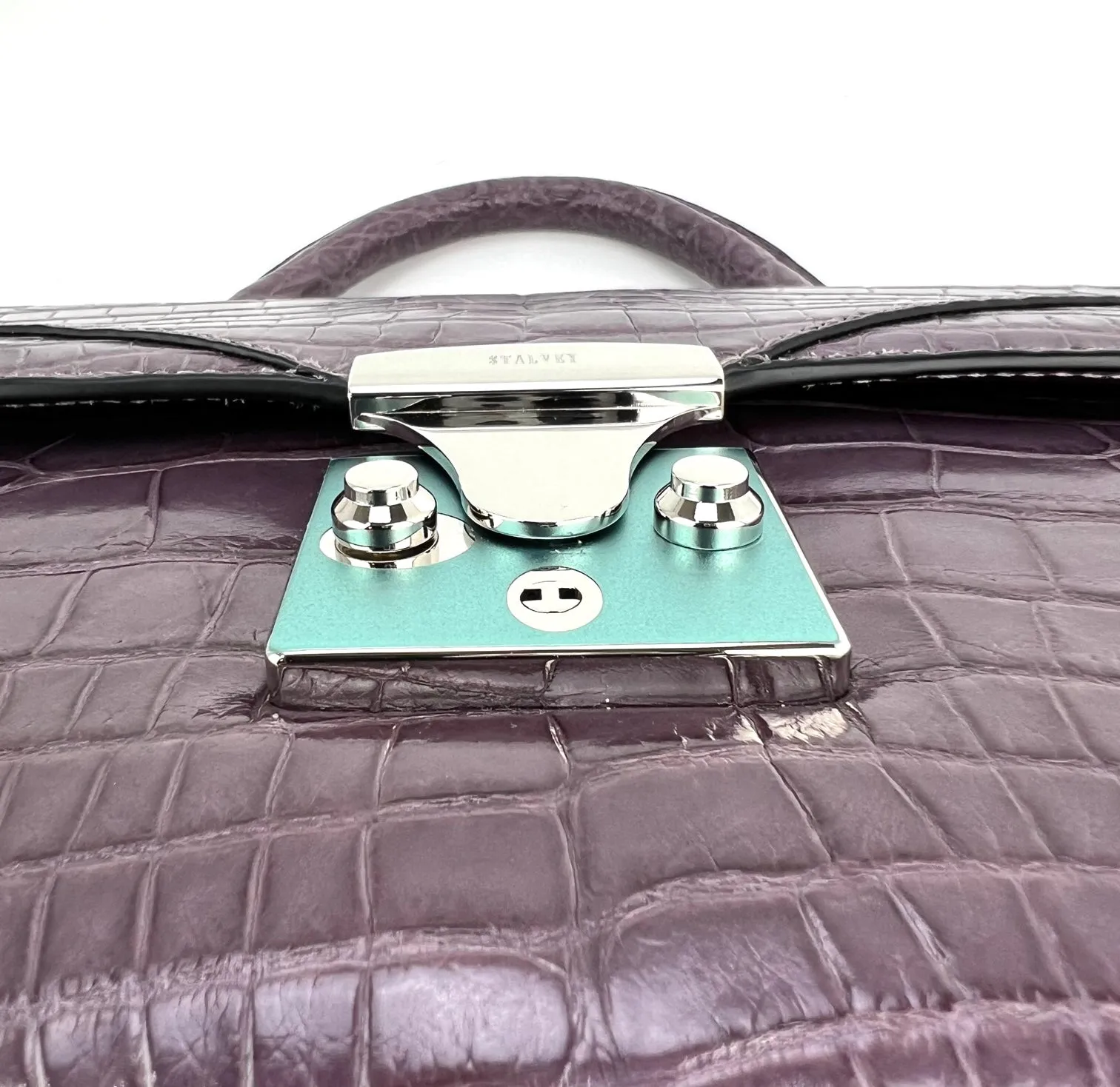 Stalvey Top Handle 2.5 Alligator Lilac Bag Crossbody Exclusive Luxury