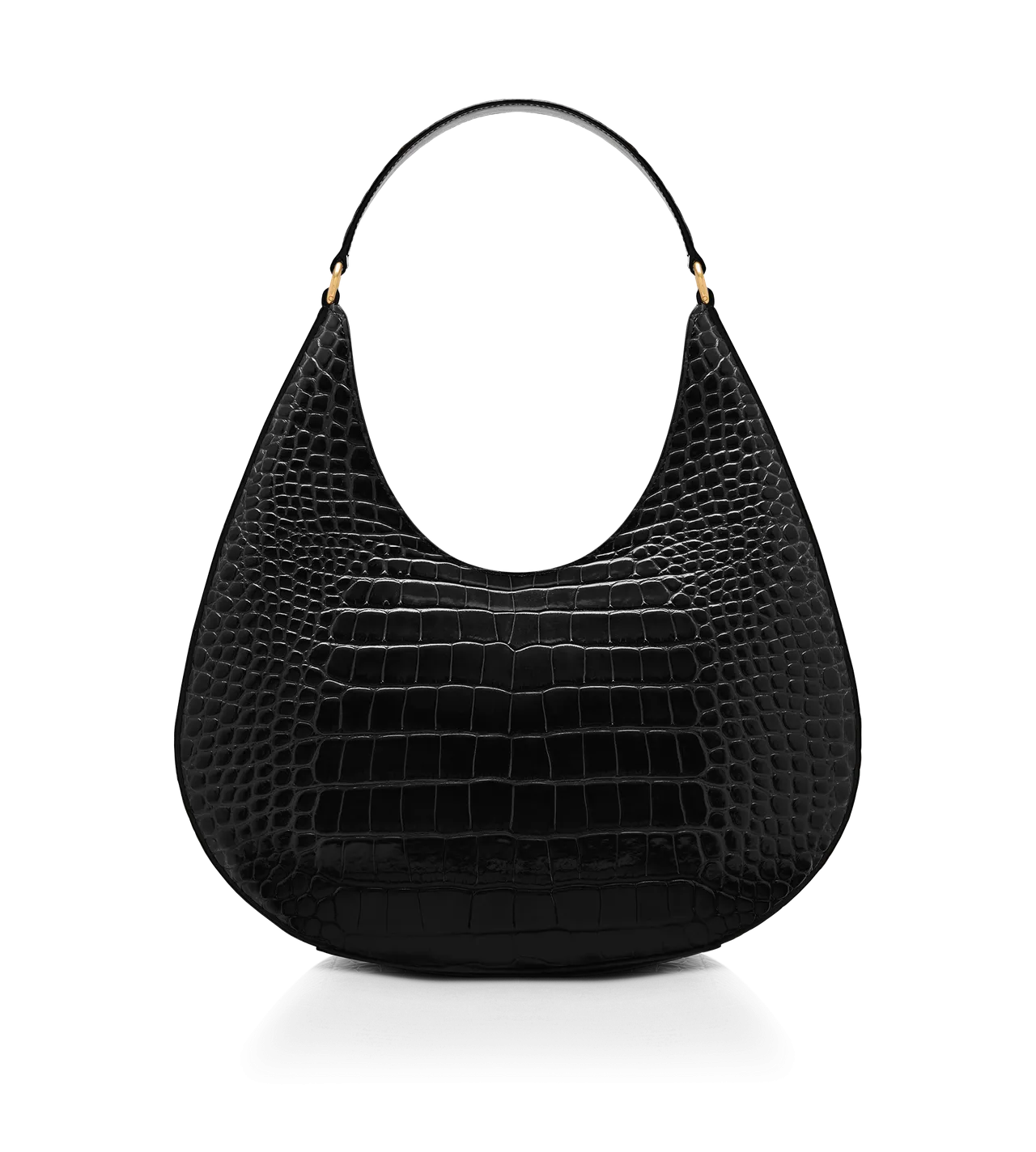 Stamped Crocodile Leather Whitney Large Hobo