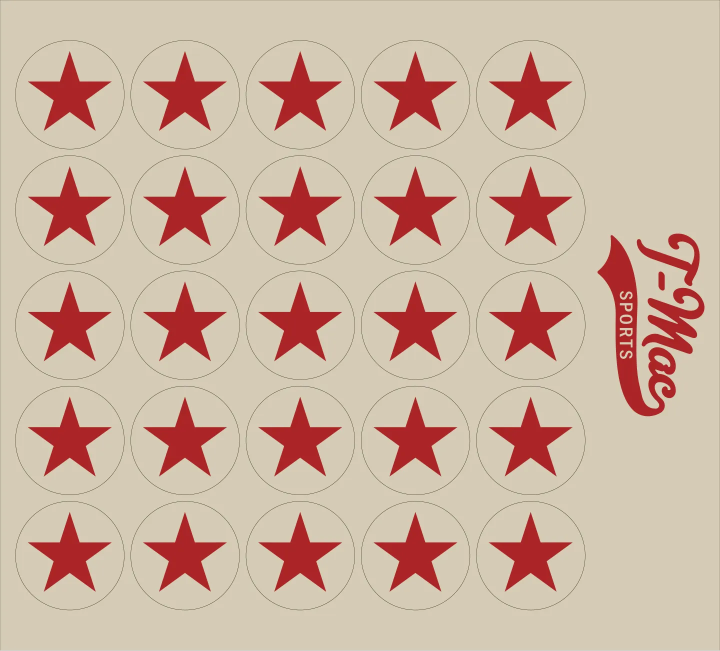 Star Mini Award Decals