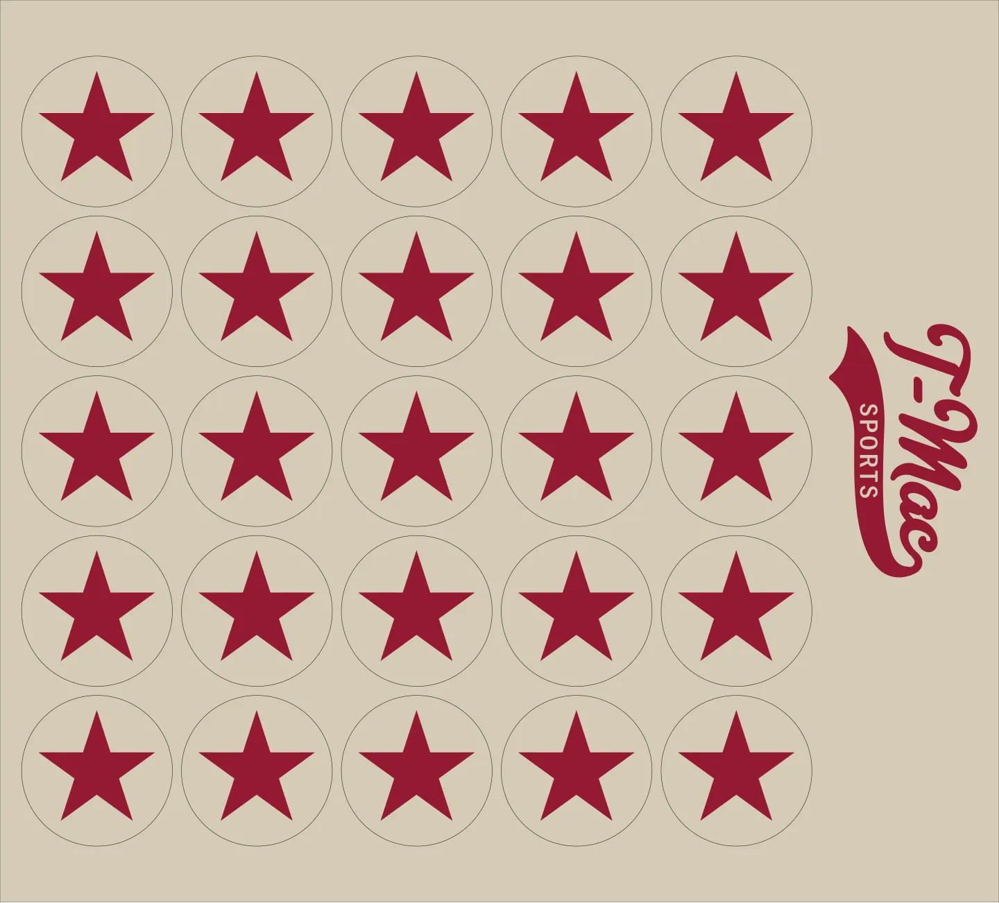 Star Mini Award Decals