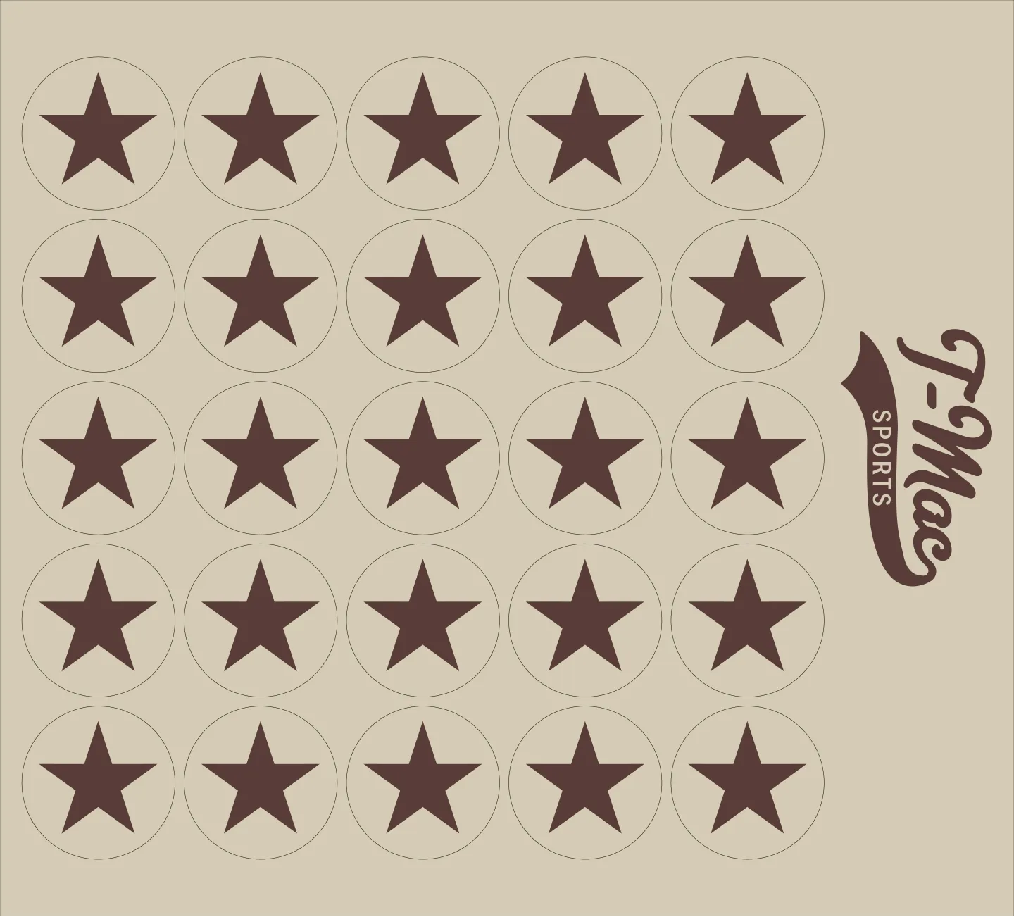 Star Mini Award Decals