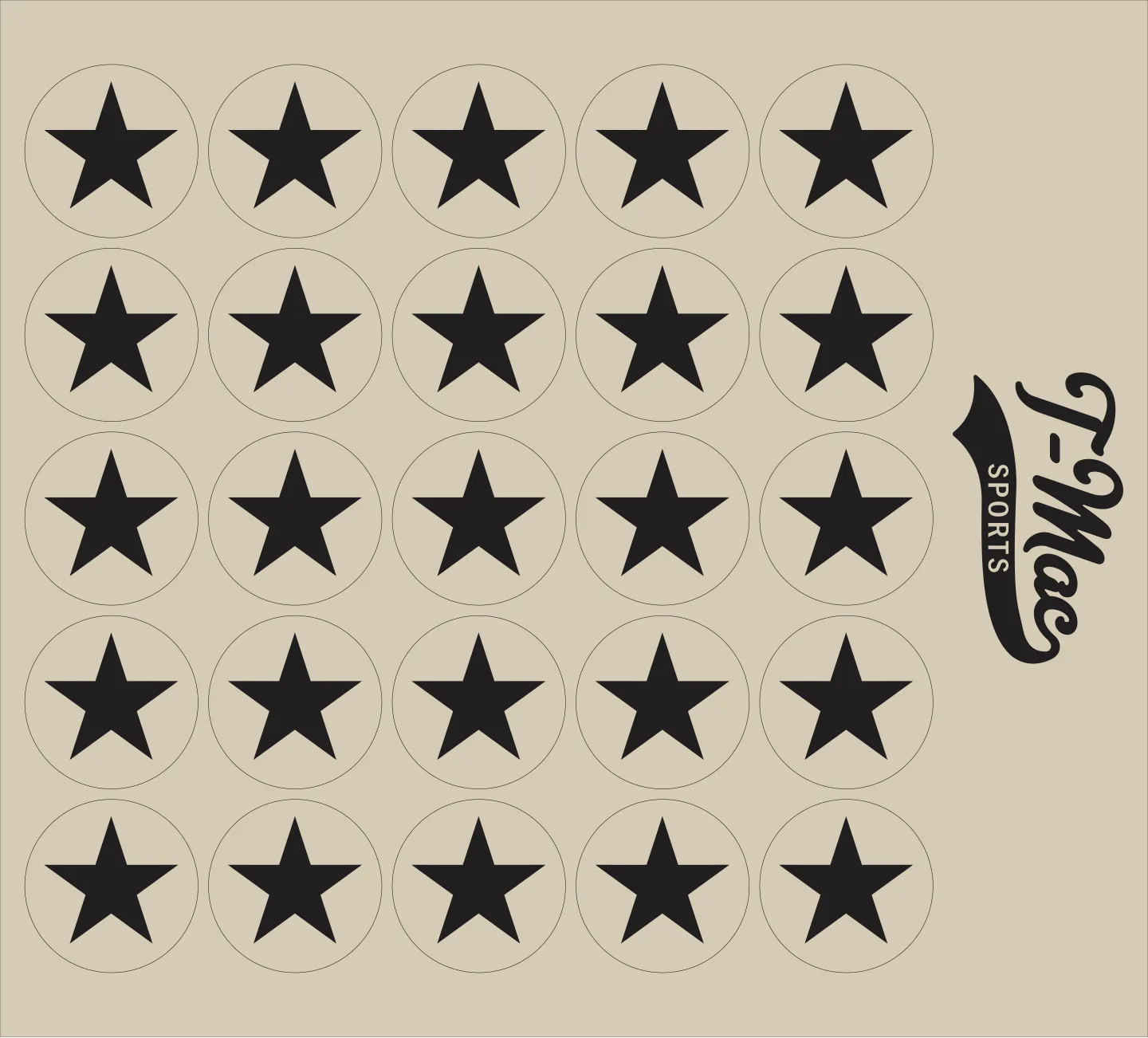 Star Mini Award Decals