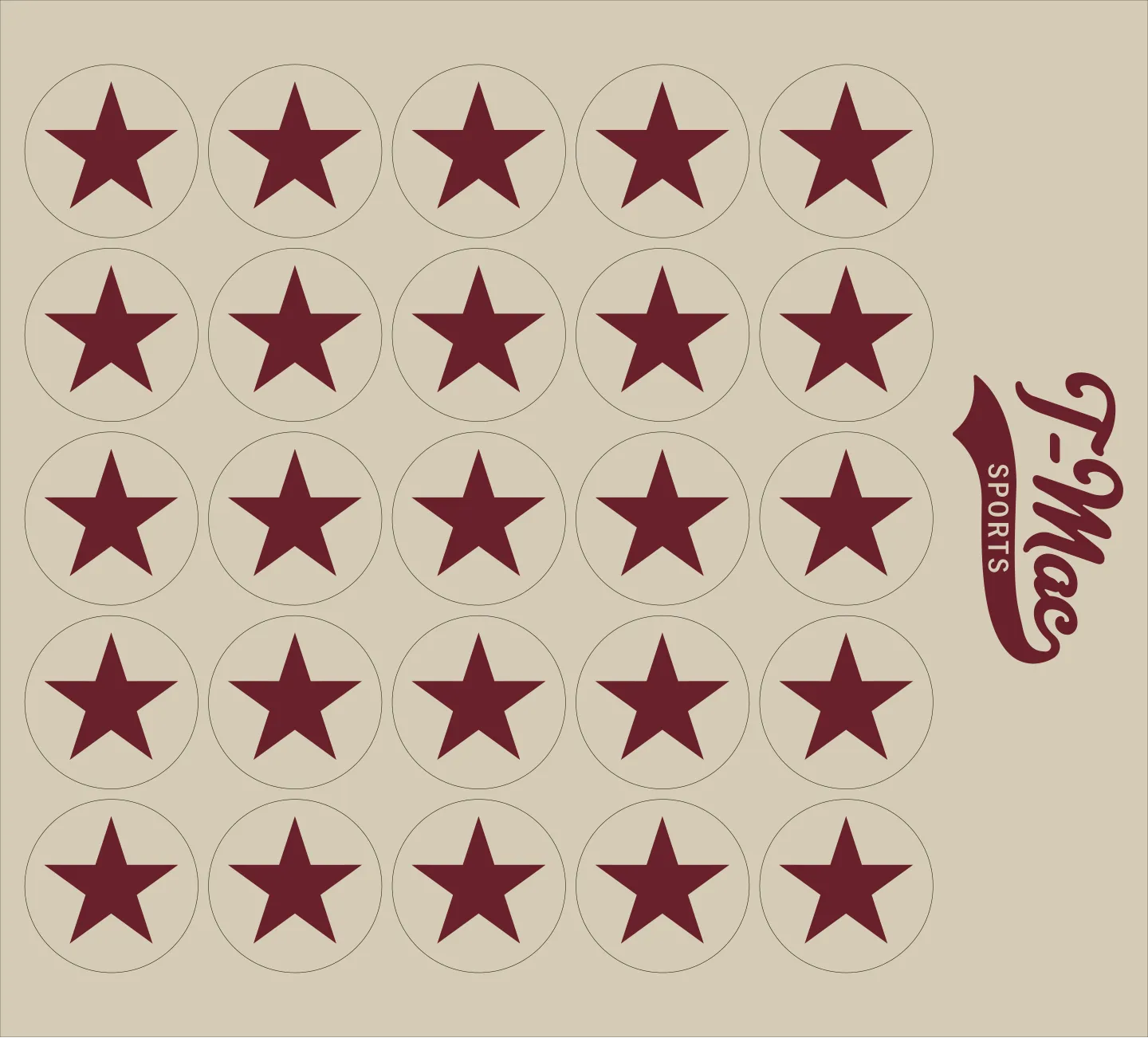 Star Mini Award Decals