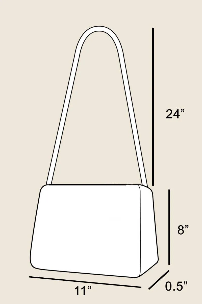 stitched straw envelope clutch - neutral/ white trim