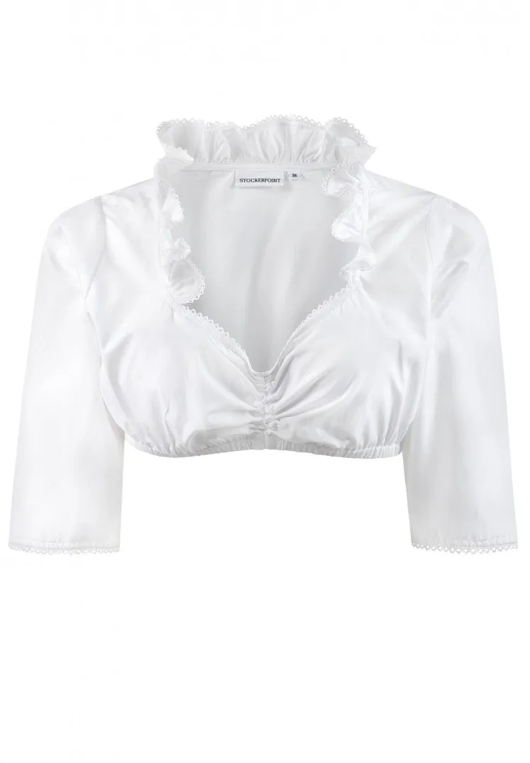 Stockerpoint Elegant Blouse "B1015" White (closeout)