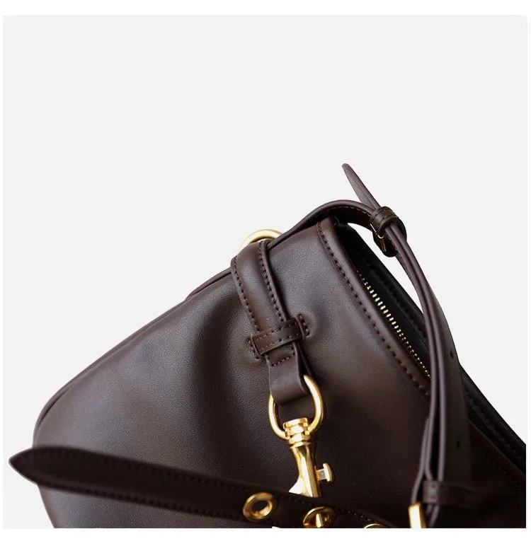 Suede Leather Shoulder Bag Messenger Bag