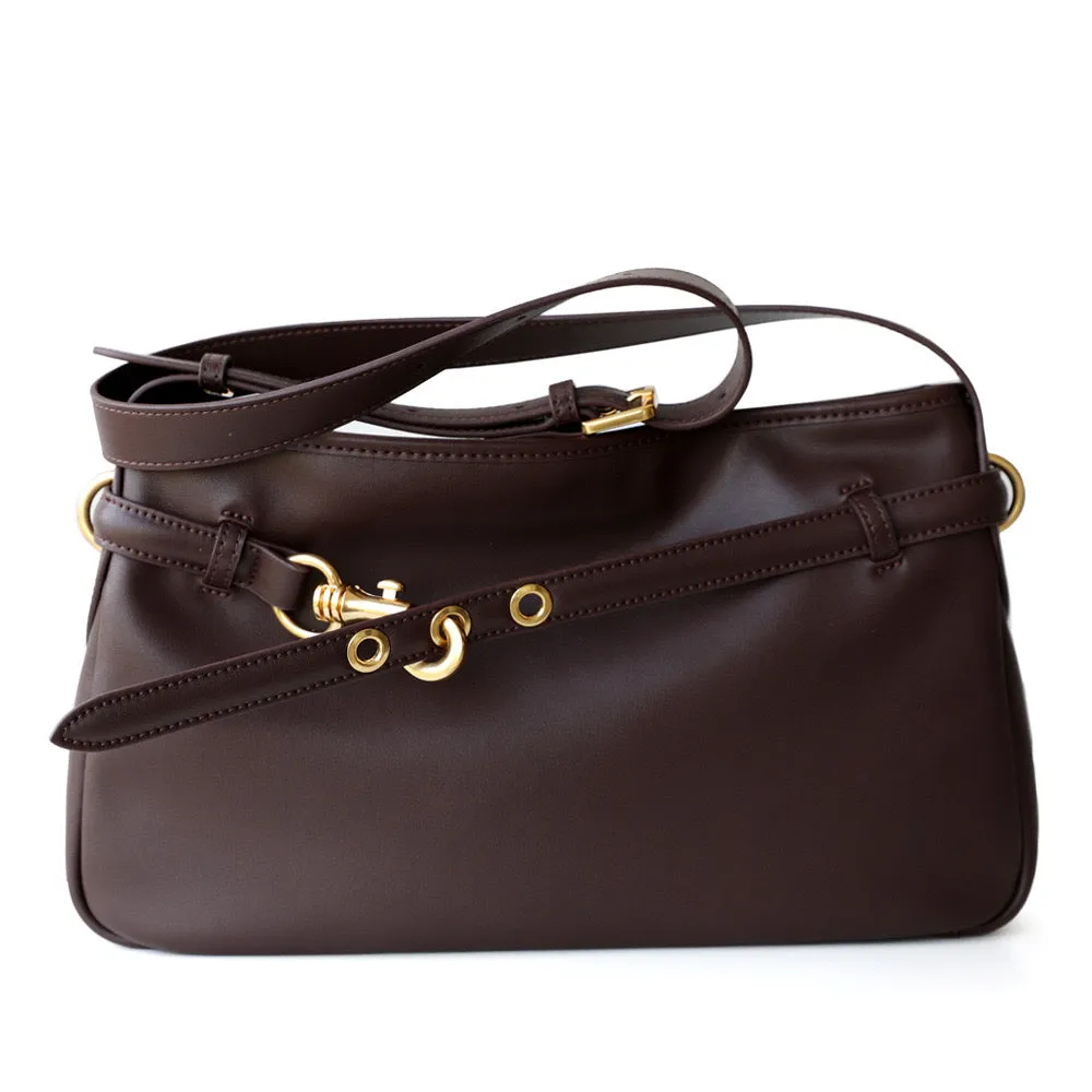 Suede Leather Shoulder Bag Messenger Bag