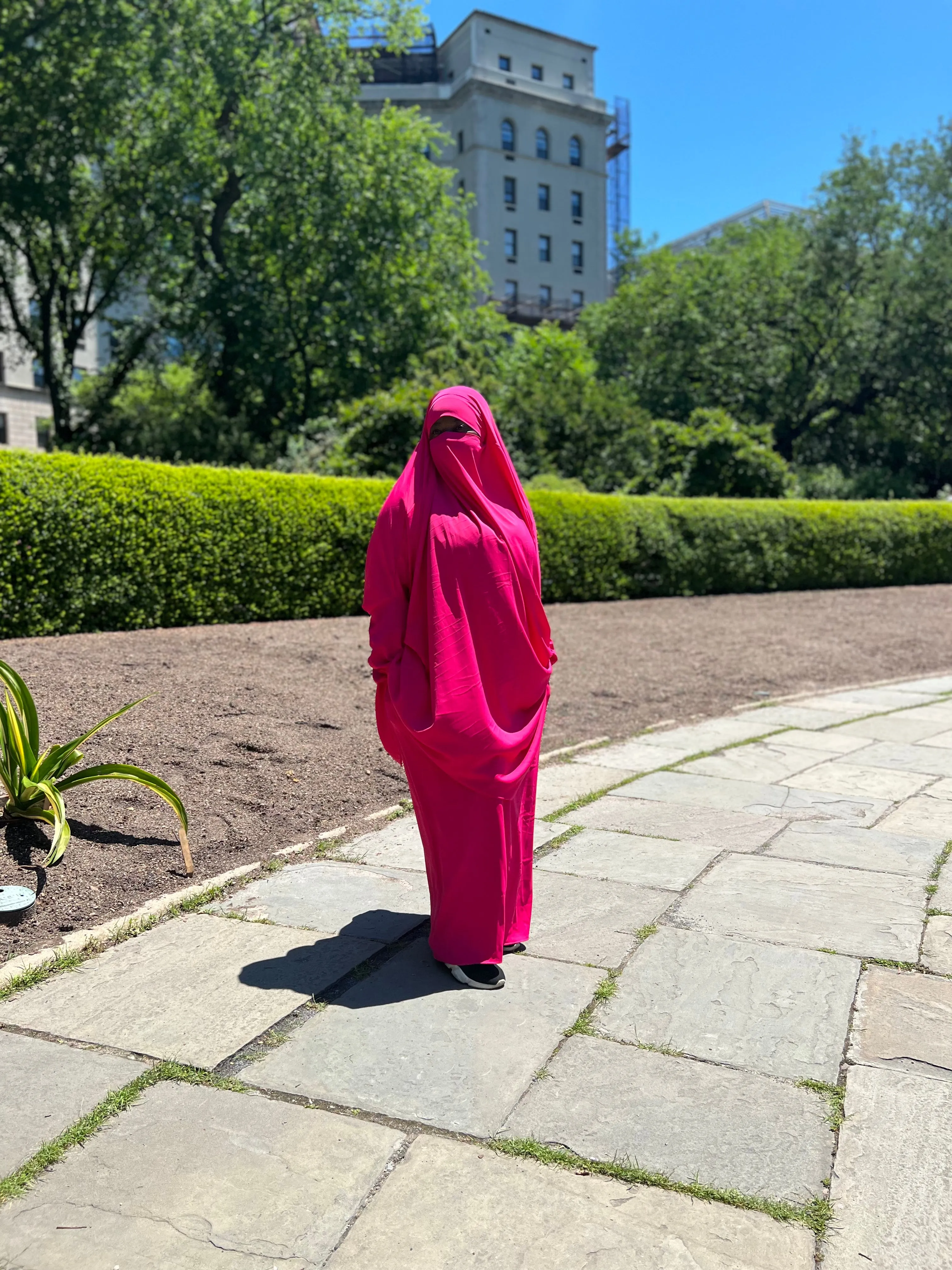 Summer 2 pieces jilbabs : Magenta