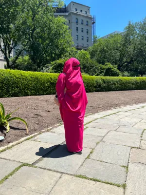 Summer 2 pieces jilbabs : Magenta