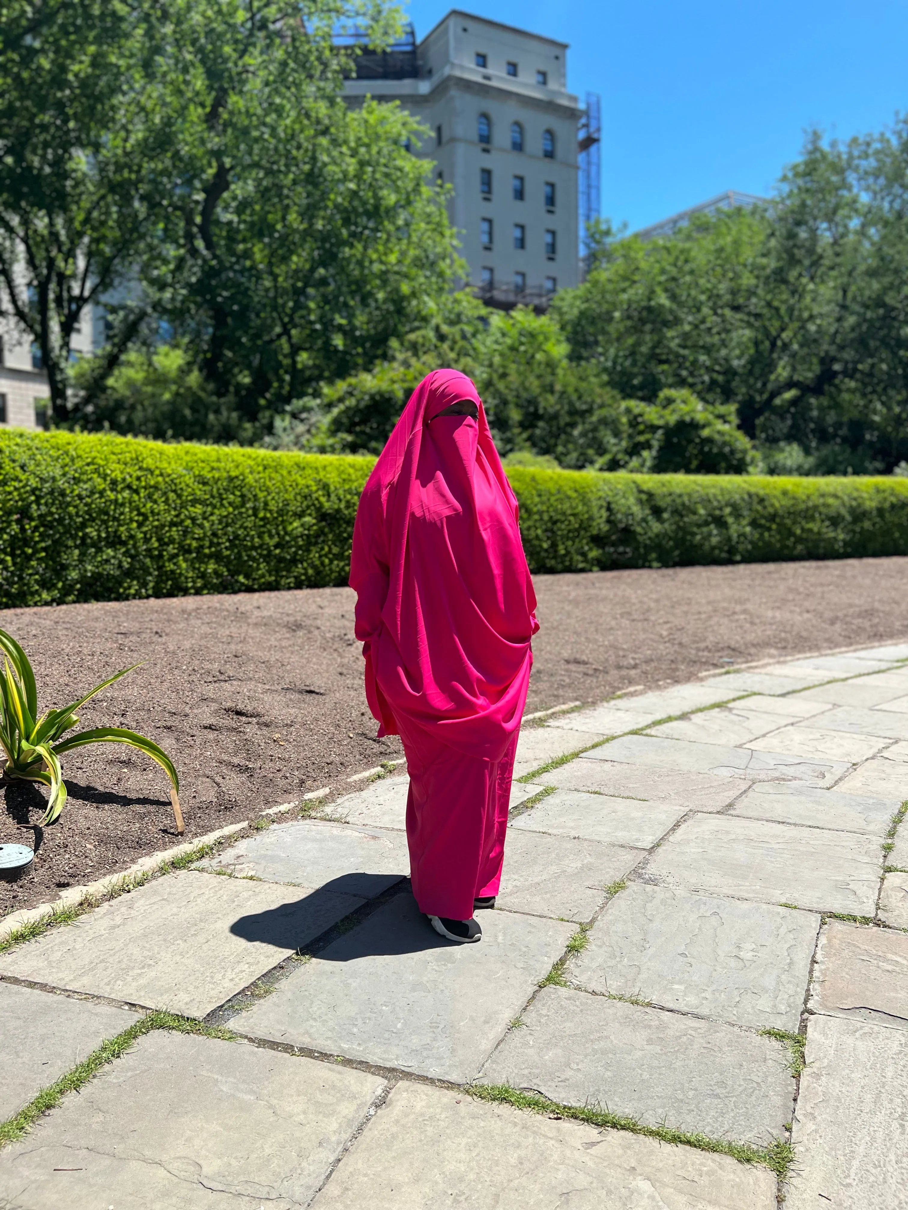 Summer 2 pieces jilbabs : Magenta