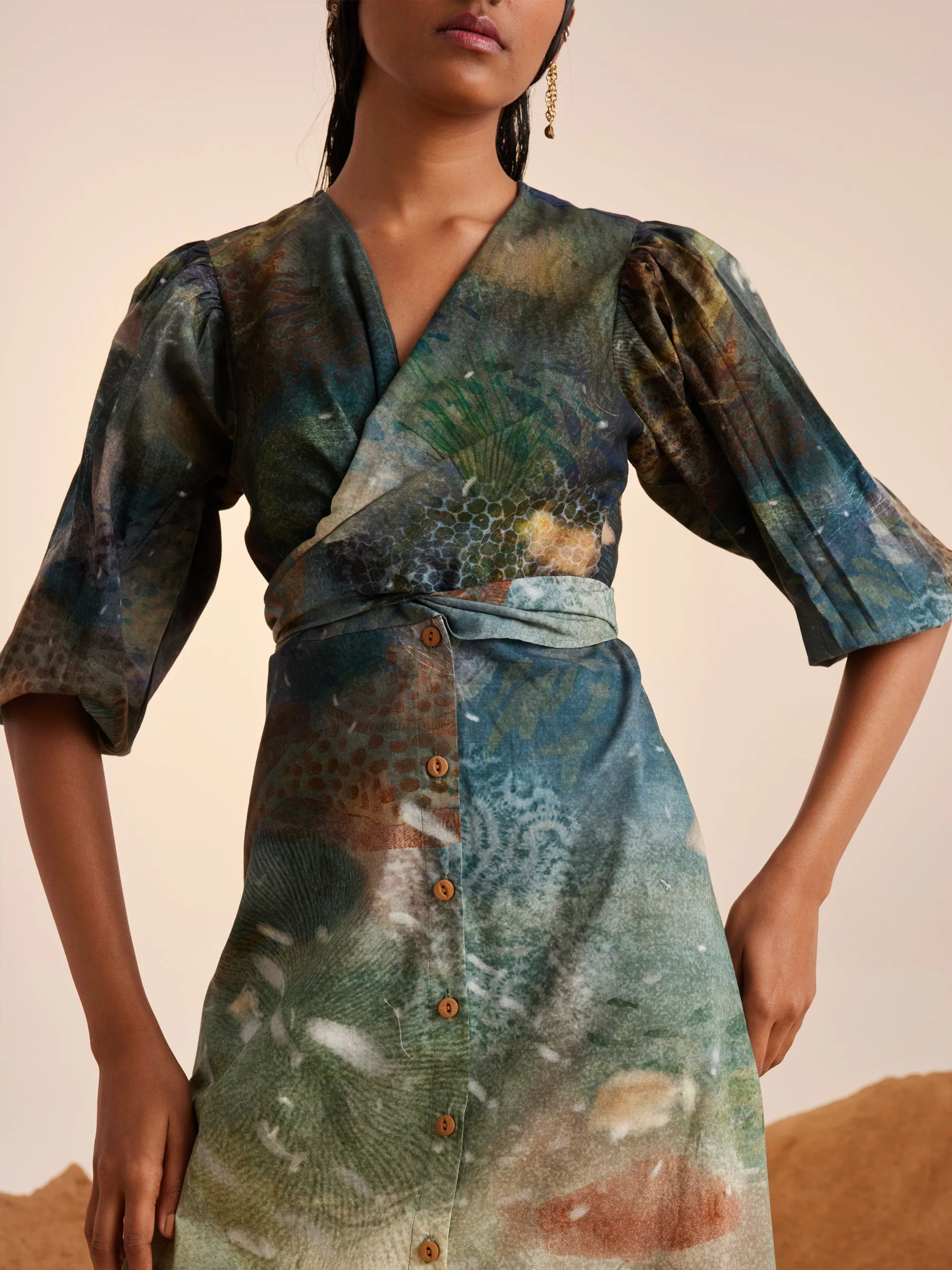 Summer Dress Crossover-Underwater-Cotton-Ss25-Crssd-Unw-Cord