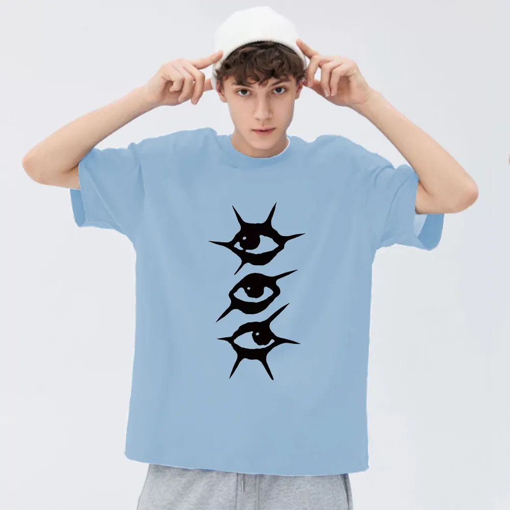Summer Loose Key Print T-shirt