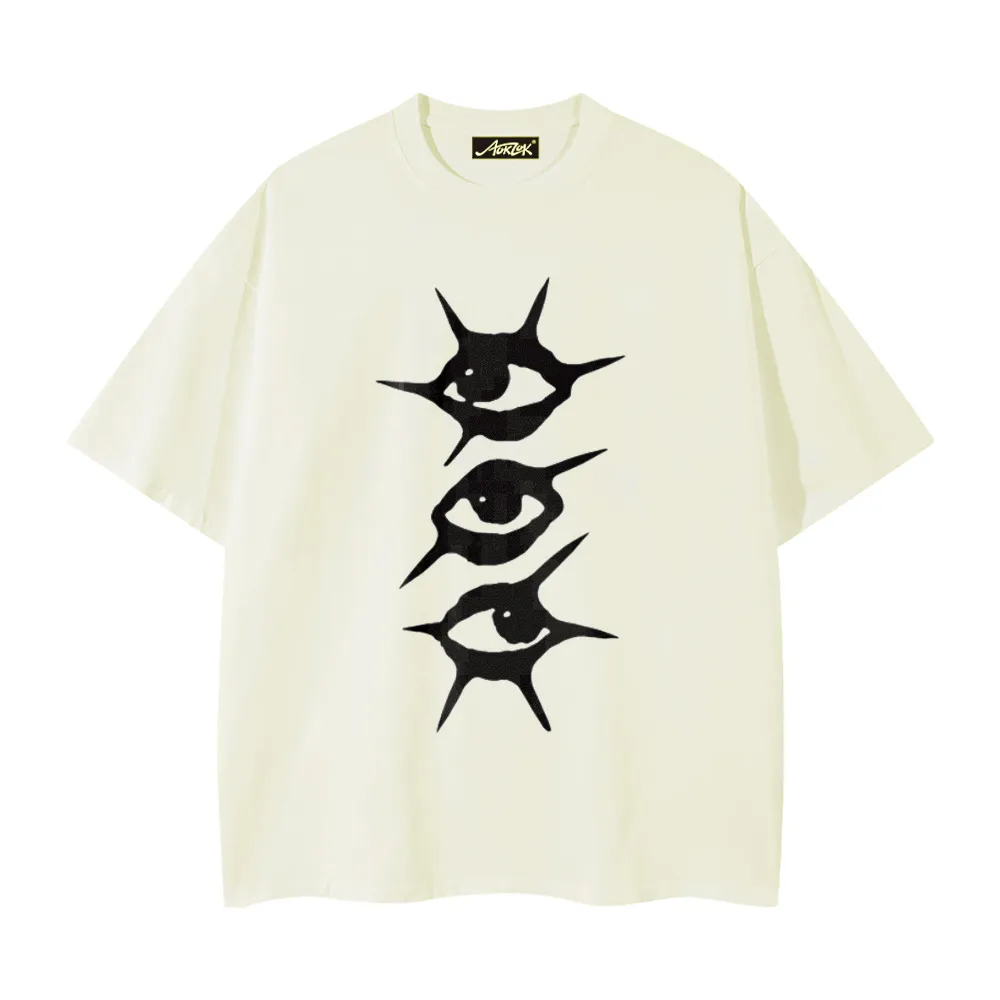 Summer Loose Key Print T-shirt