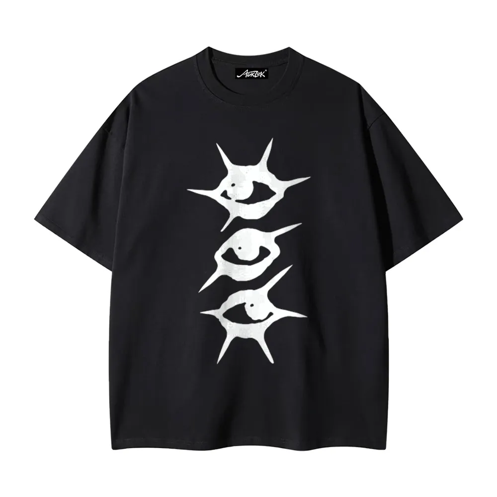 Summer Loose Key Print T-shirt