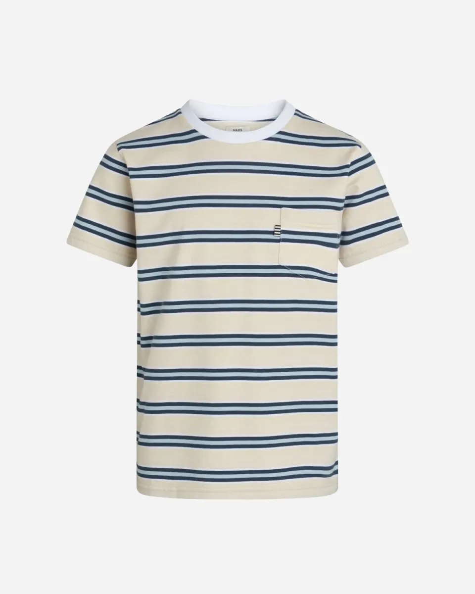 Summer Stripe Troline Tee - Summer Sand Stripe