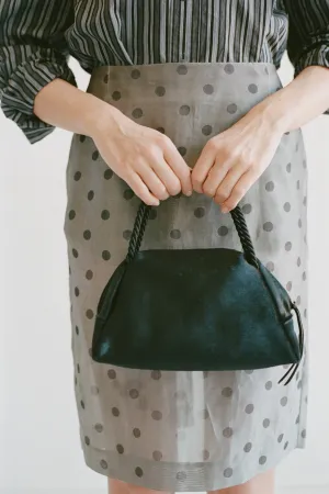 SUN PURSE, BLACK PONY HAIR