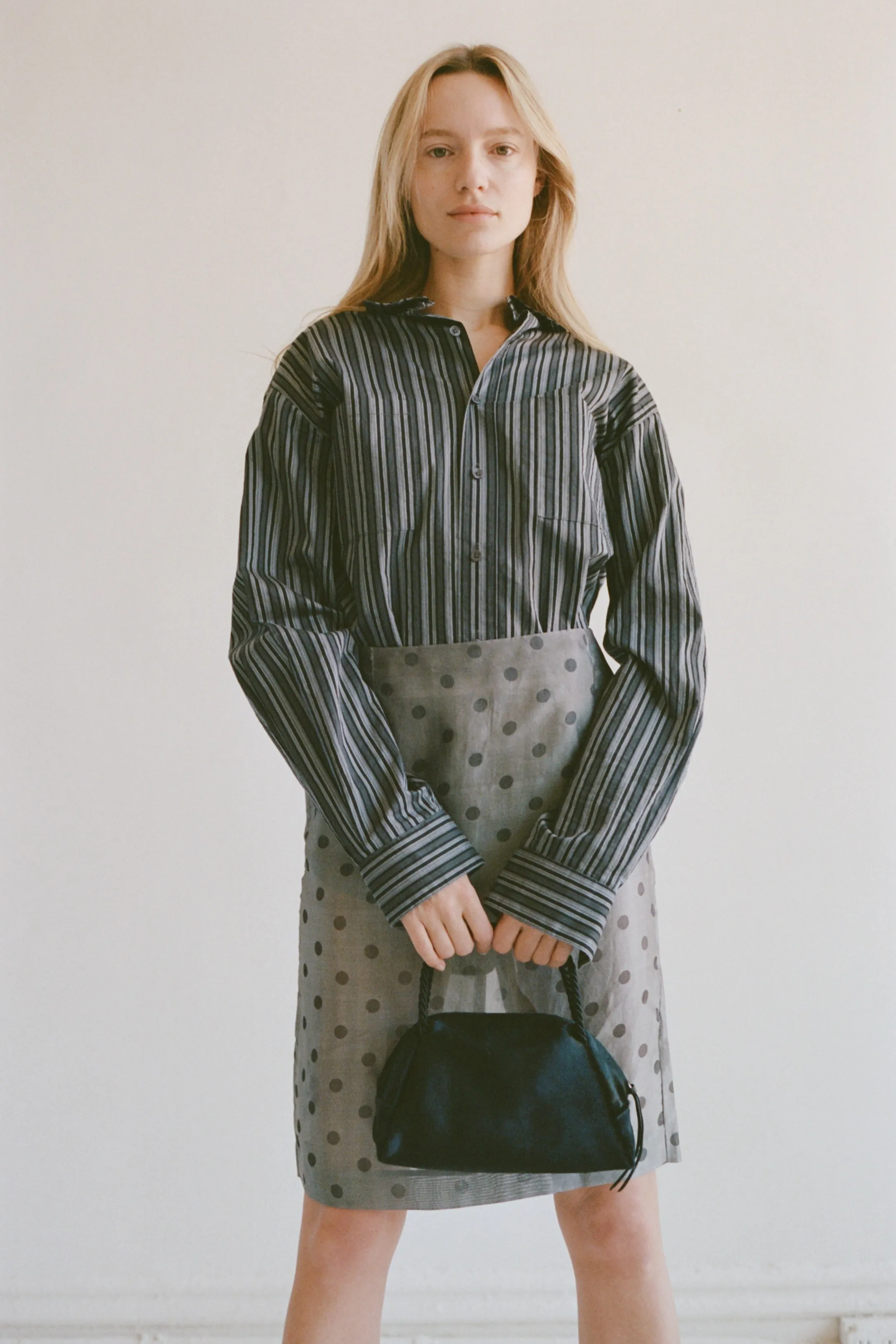 SUN PURSE, BLACK PONY HAIR