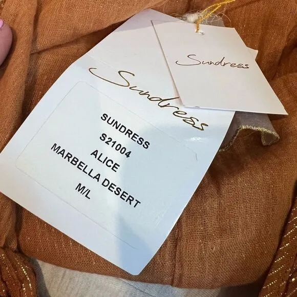 Sundress “Alice” in Marbella Desert size medium/large, nwt