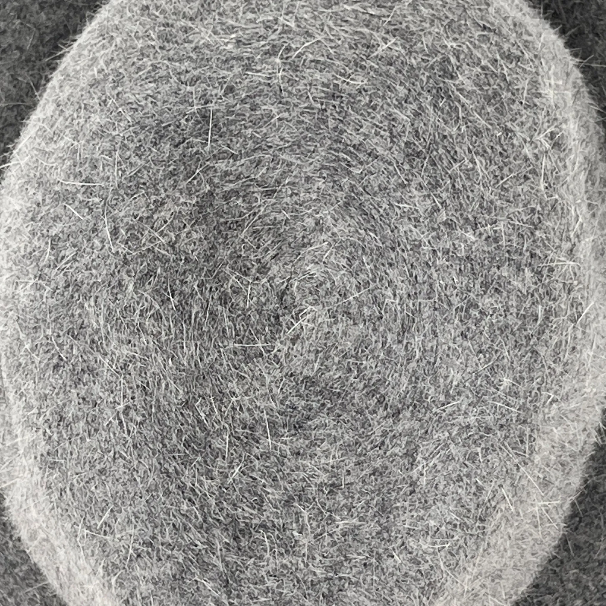 SUPERDUPER  Rabbit Felt Hat in Grey