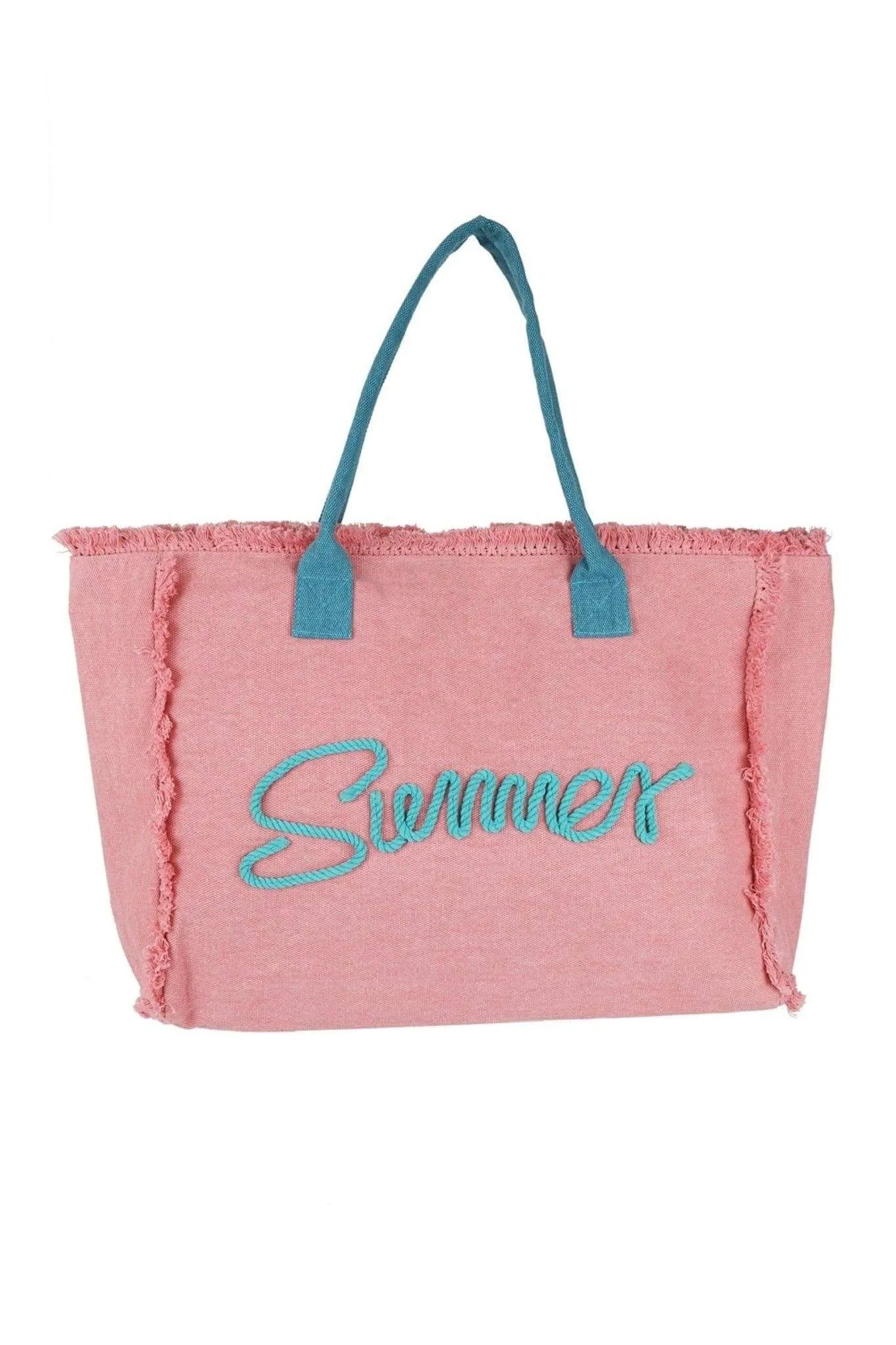 SWEET SUMMER TIME TOTE BAG (pink/blue)