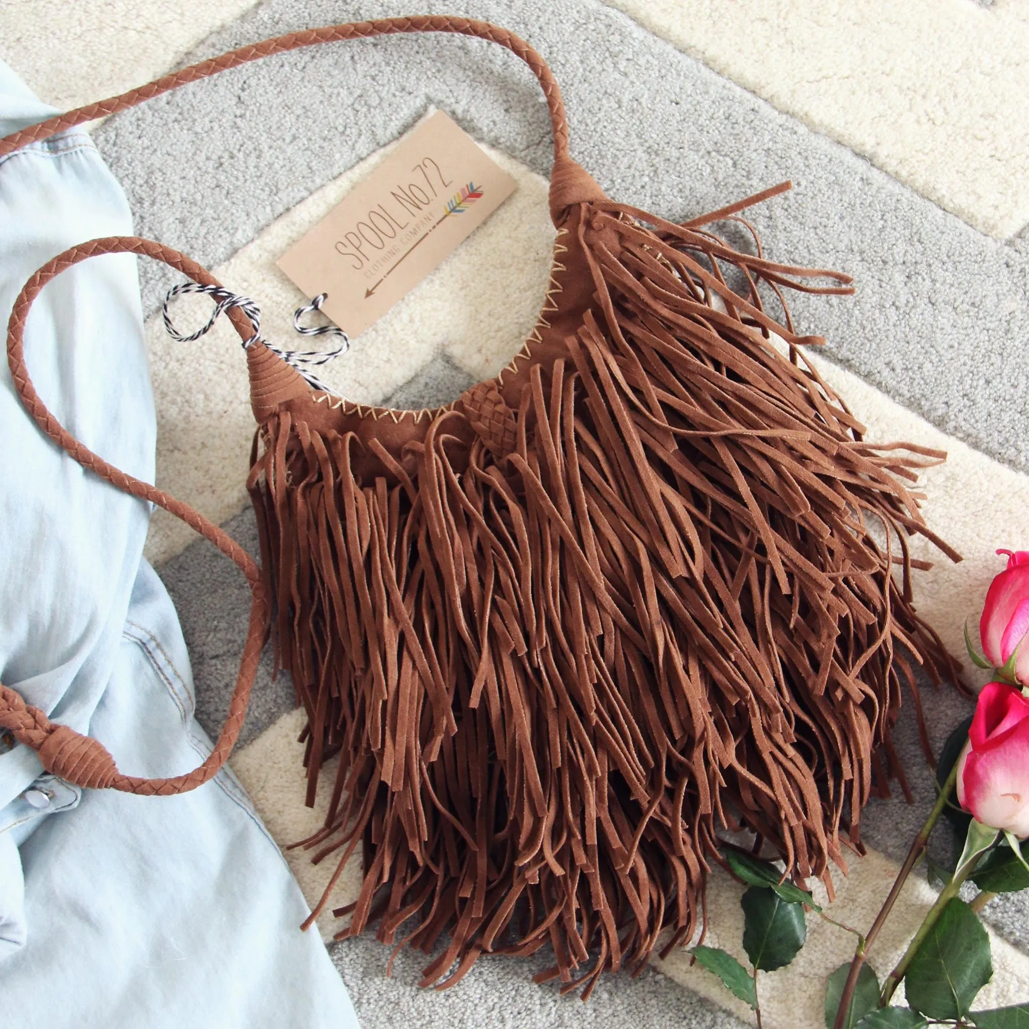 Sweetheart Fringed Tote