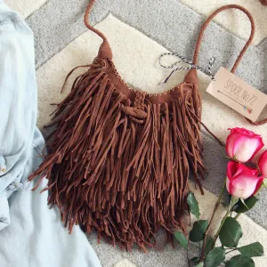 Sweetheart Fringed Tote