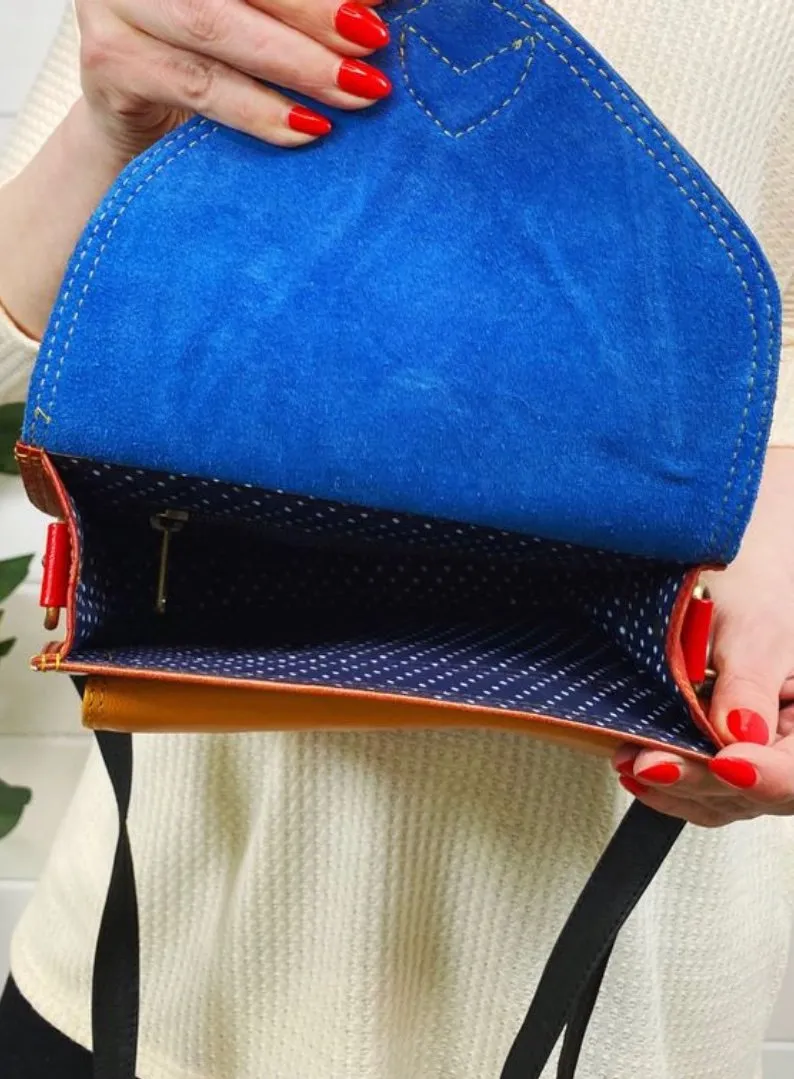 Talia Leather and Hair On Hide : Crossbody
