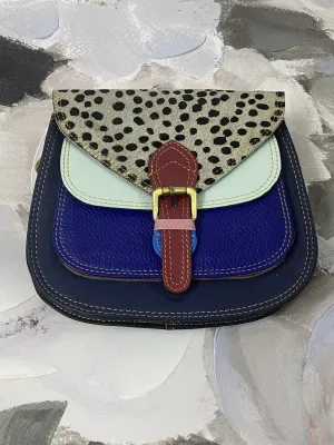 Talia Leather and Hair On Hide : Crossbody