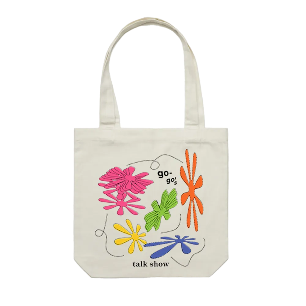 Talk Show Floral Tote