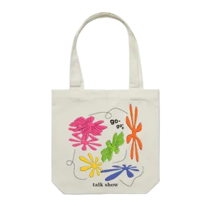 Talk Show Floral Tote
