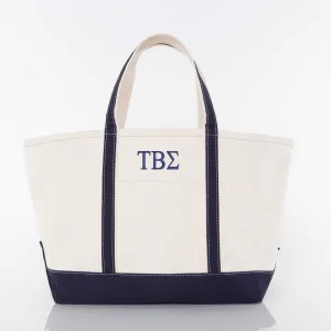 Tau Beta Sigma Large Canvas Tote Bag