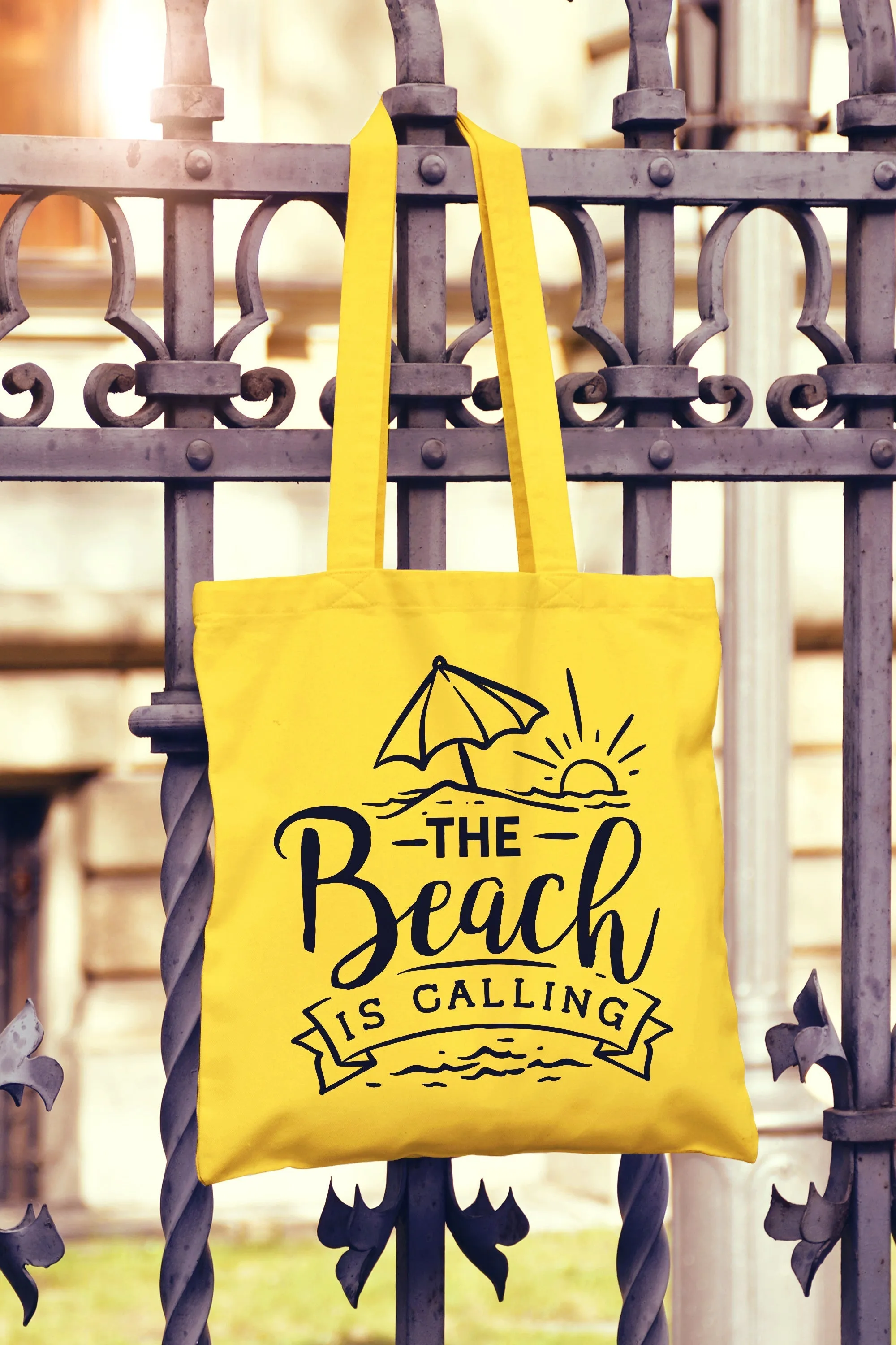 The Beach Is Calling Tote Bag