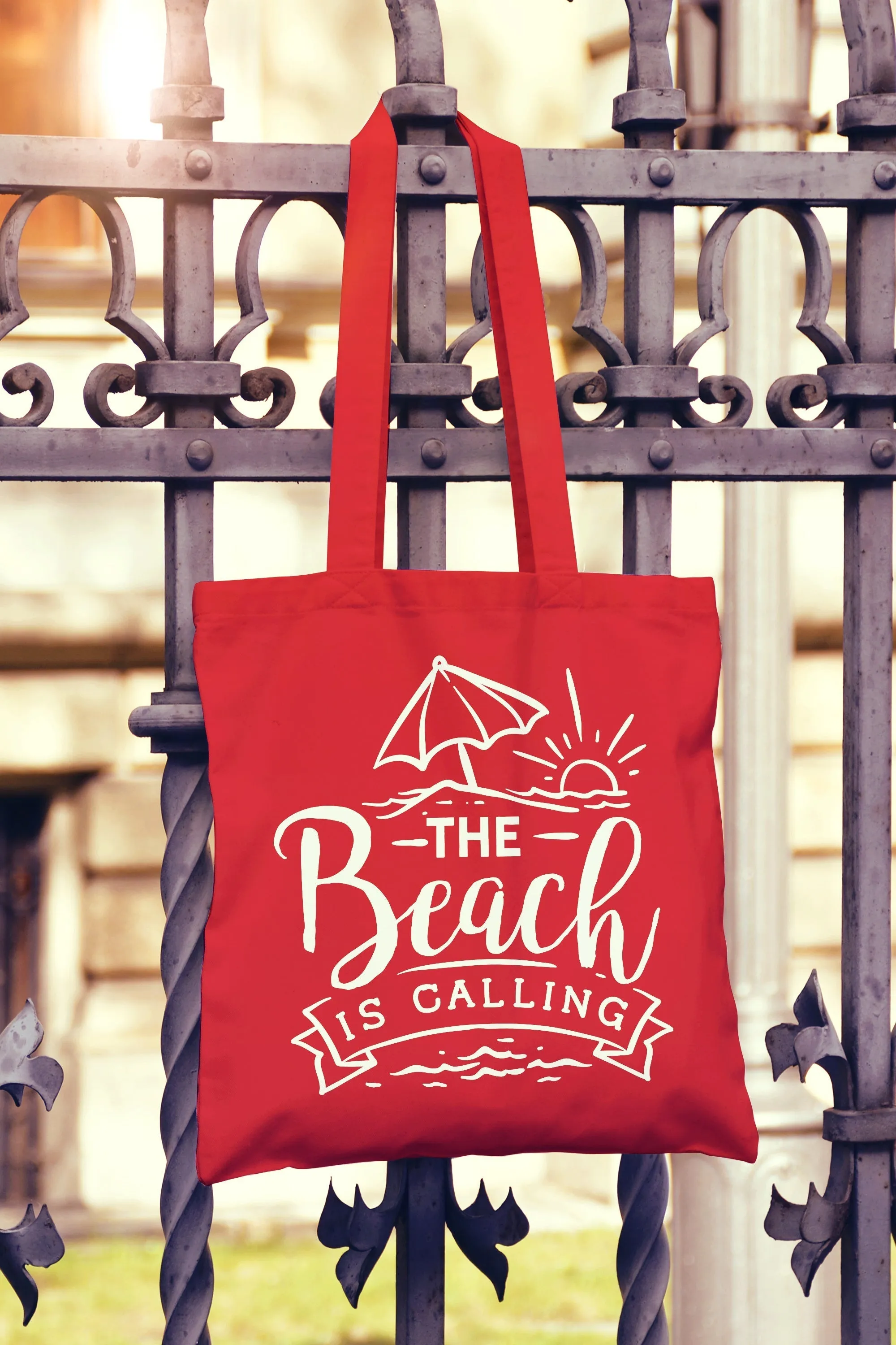 The Beach Is Calling Tote Bag