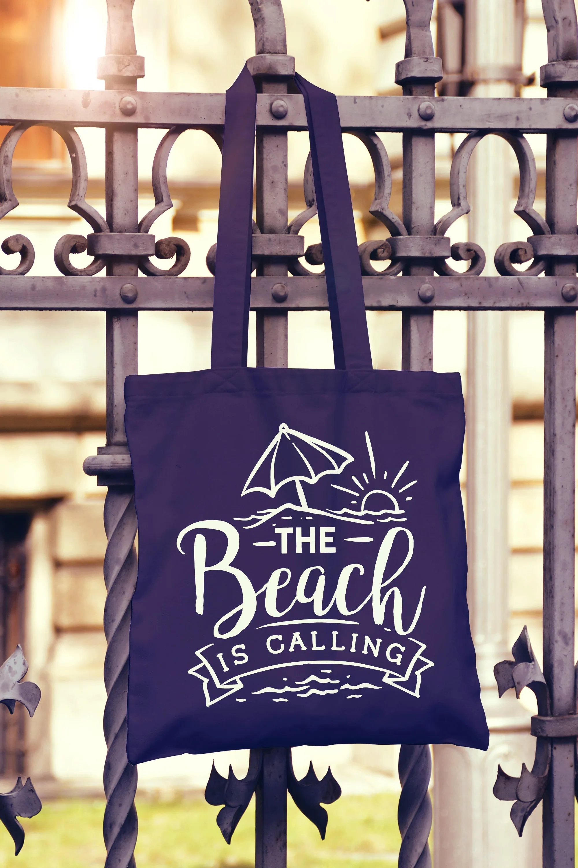 The Beach Is Calling Tote Bag
