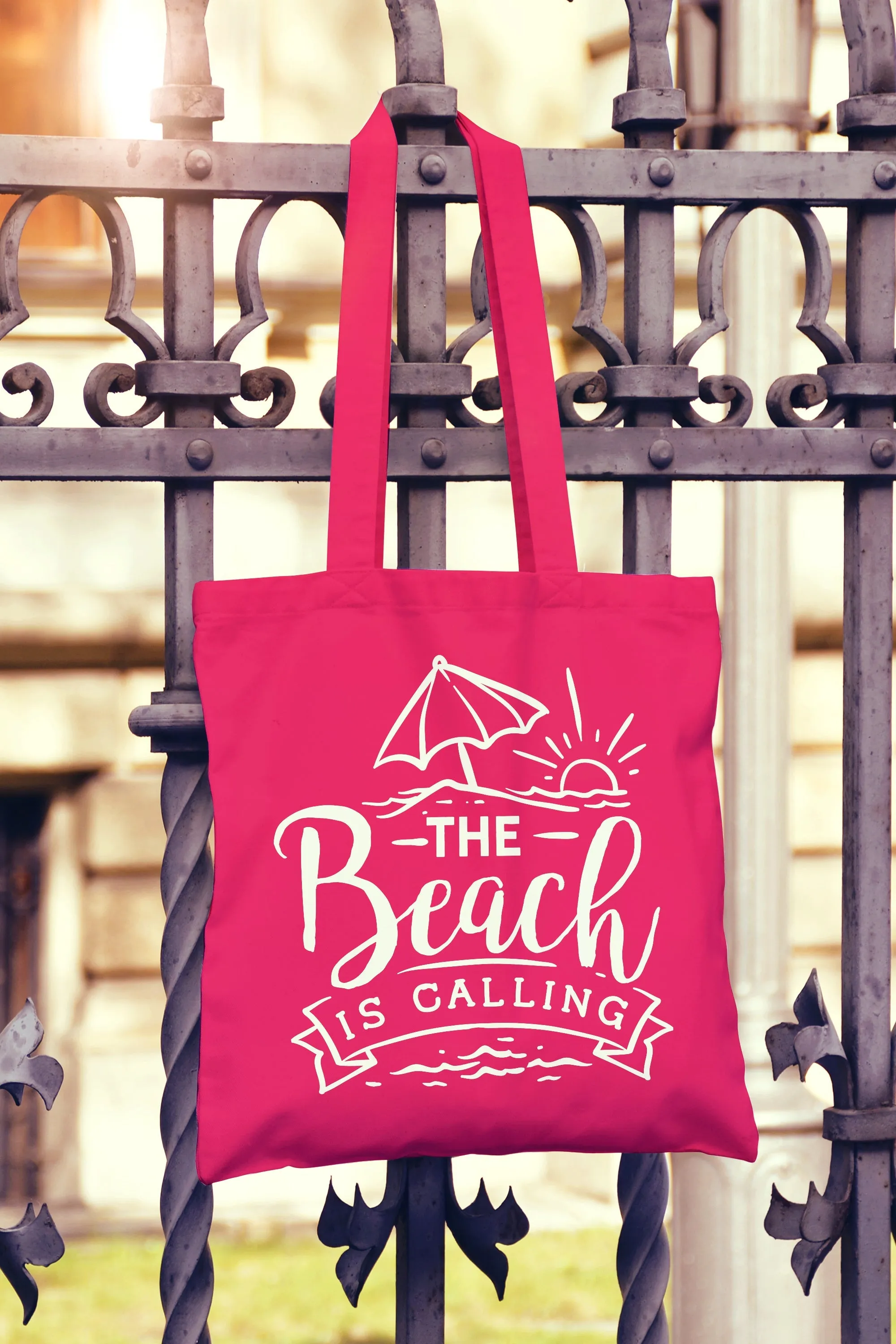 The Beach Is Calling Tote Bag