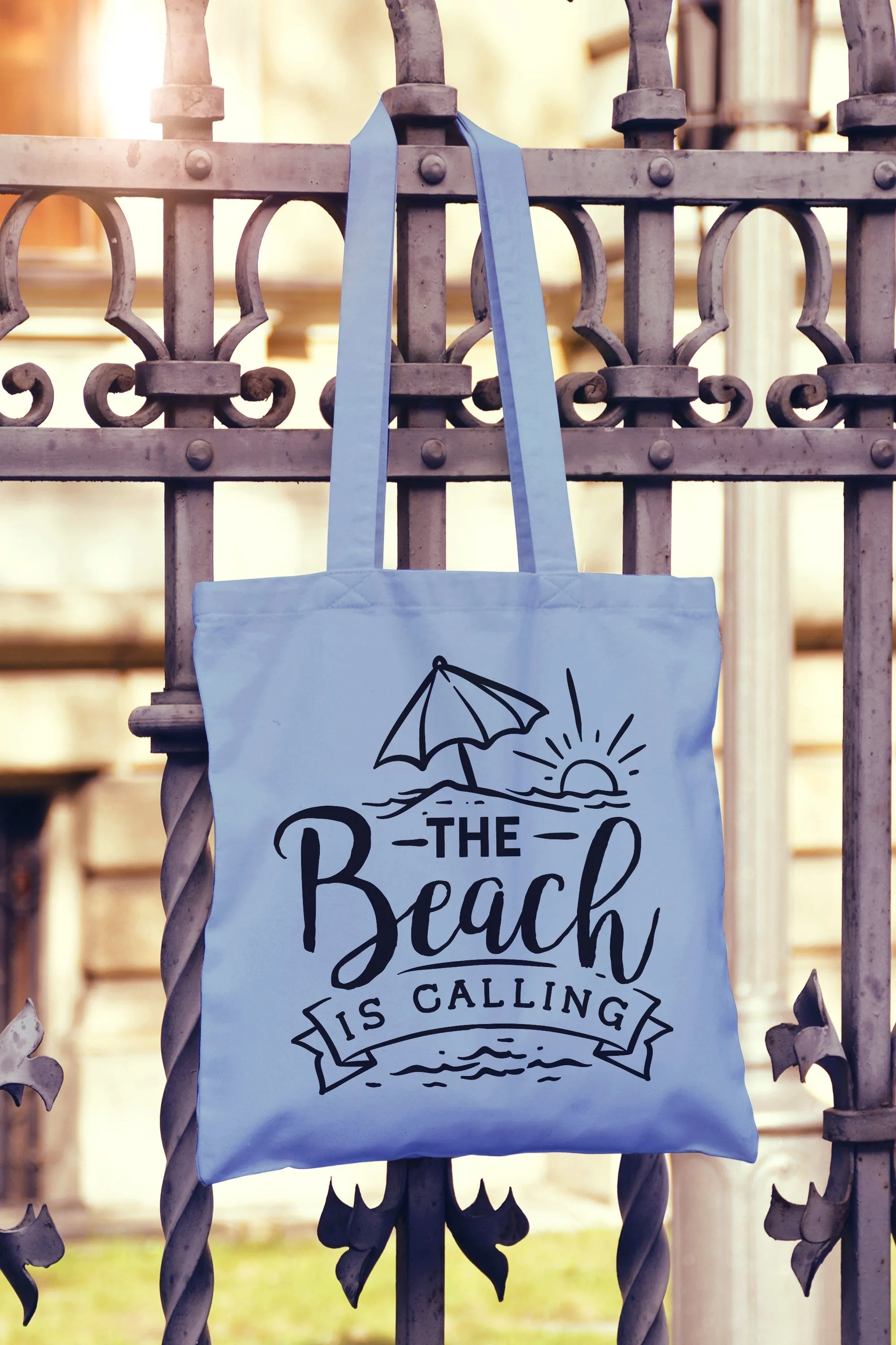 The Beach Is Calling Tote Bag