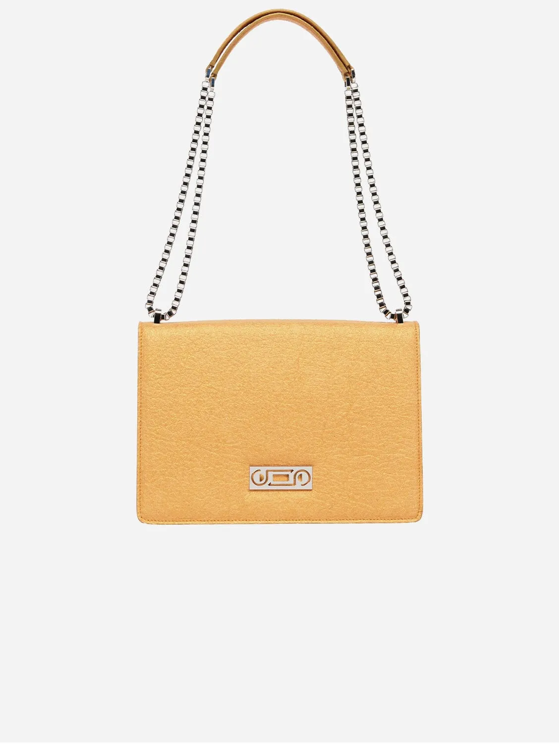 The Cristiana Pinatex® Vegan Shoulder Bag | Antique Gold