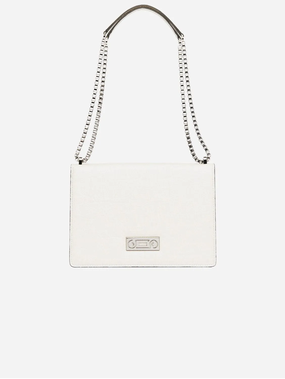 The Cristiana Pinatex® Vegan Shoulder Bag | Pearled White
